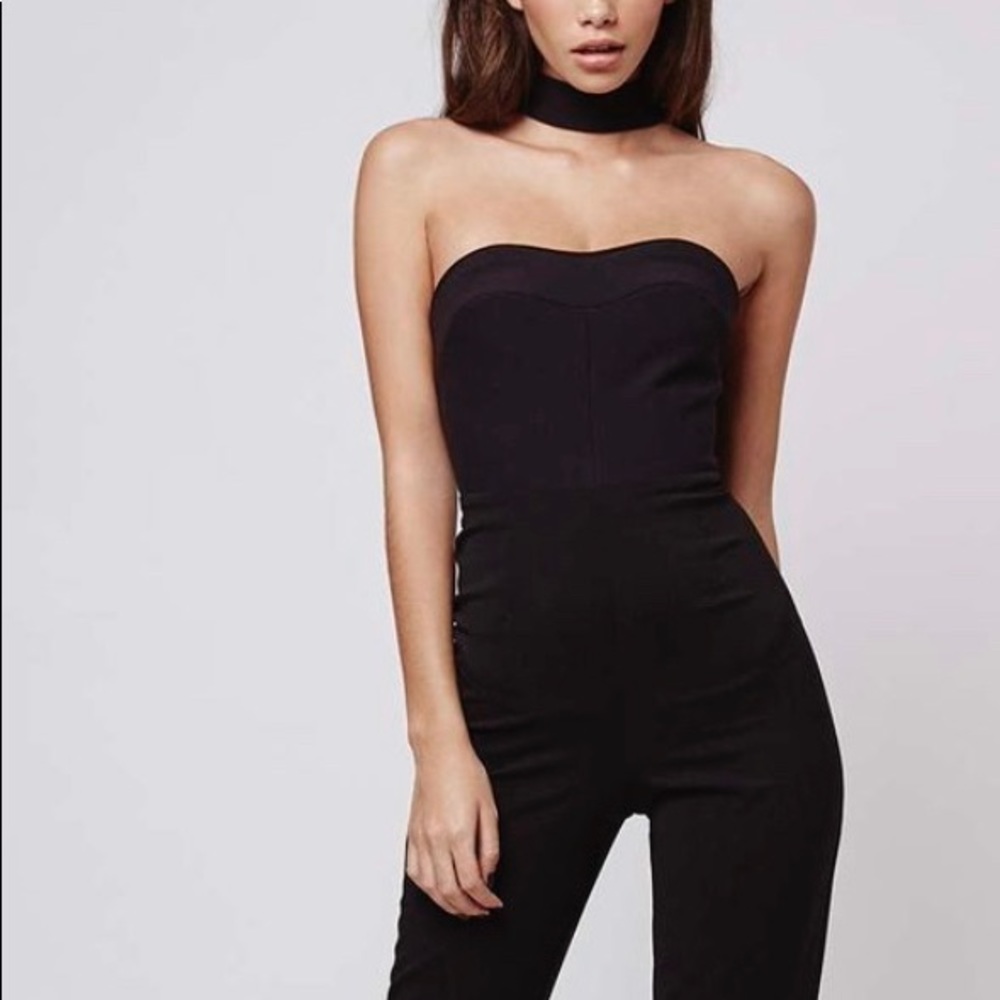 Kylie Kendall High-Neck Jumpsuit Topshop